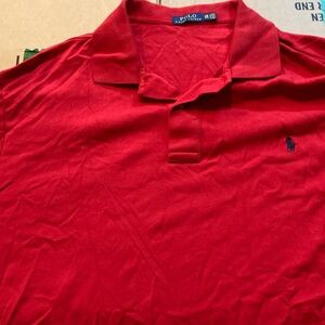 Polo by Ralph Lauren Men's Red Polo Shirt